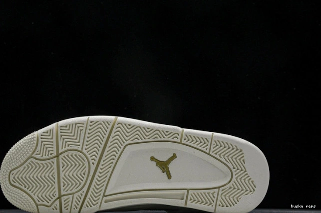 Rep Husky Jordan AQ9129-170 Gold 4 Metallic Retro 0723